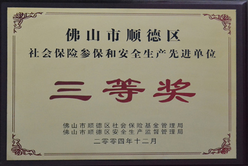 迪多-社會(huì)保險(xiǎn)參保和安全生產(chǎn)先進(jìn)單位