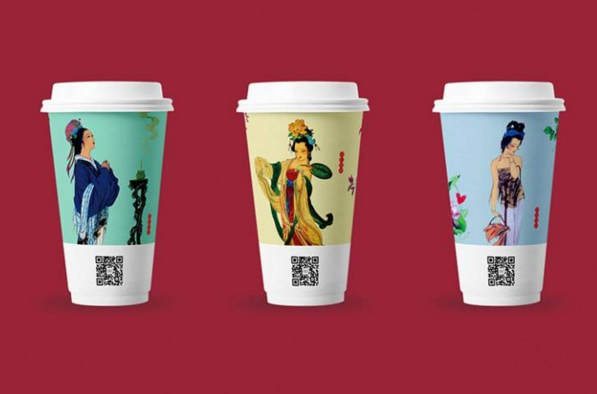 奶茶包裝設(shè)計(jì)的市場！情侶和奶香融合的主題很適合！