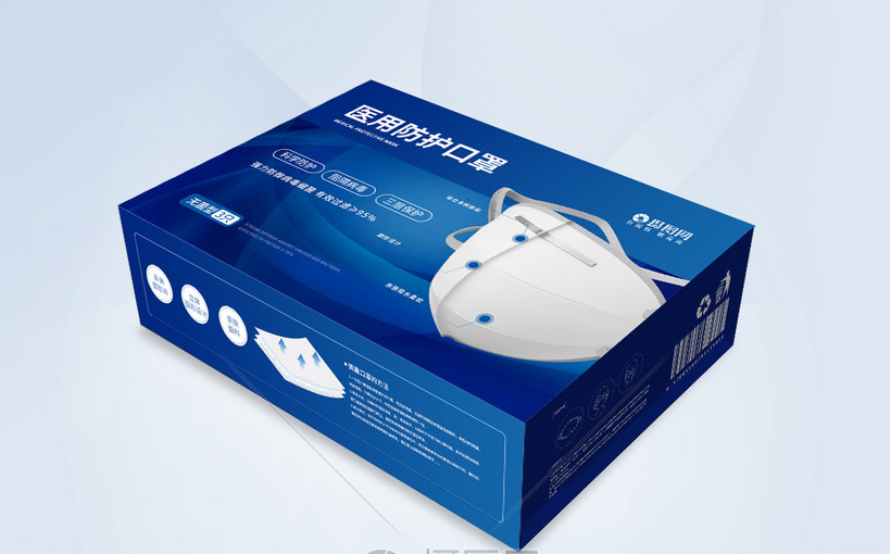 一次性使用口罩包裝設計要突出口罩的優勢