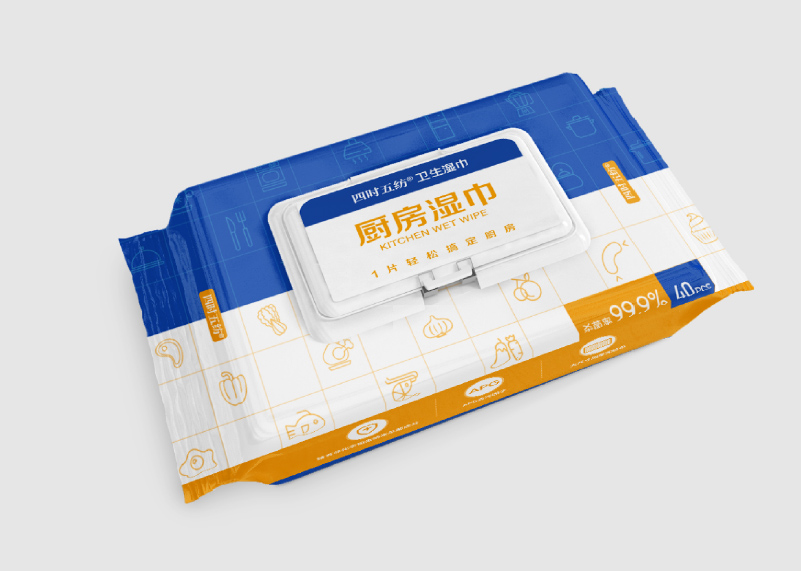 簽約青島國恩四時五紡柔性科技有限公司濕紙巾包裝設計！