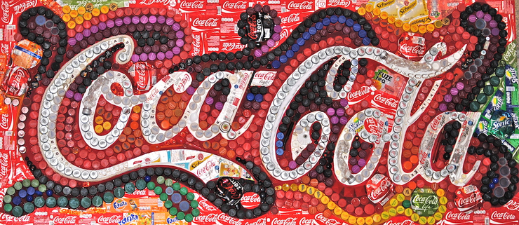 90后美女拼貼出來的藝術(shù)作品被谷歌和可口可樂公司看中！