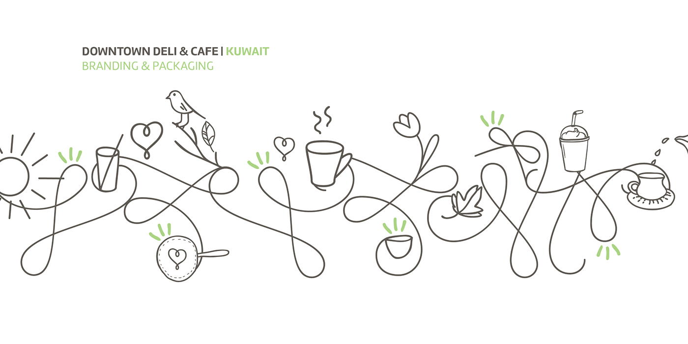 DownTown咖啡館品牌視覺設(shè)計(jì)