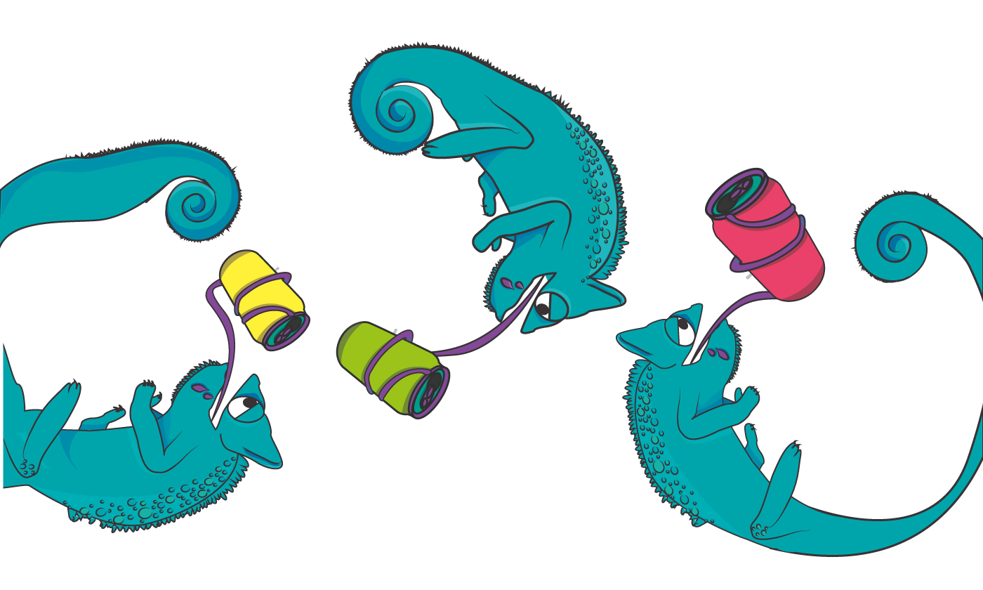 醉變色龍-清涼啤酒包裝設計