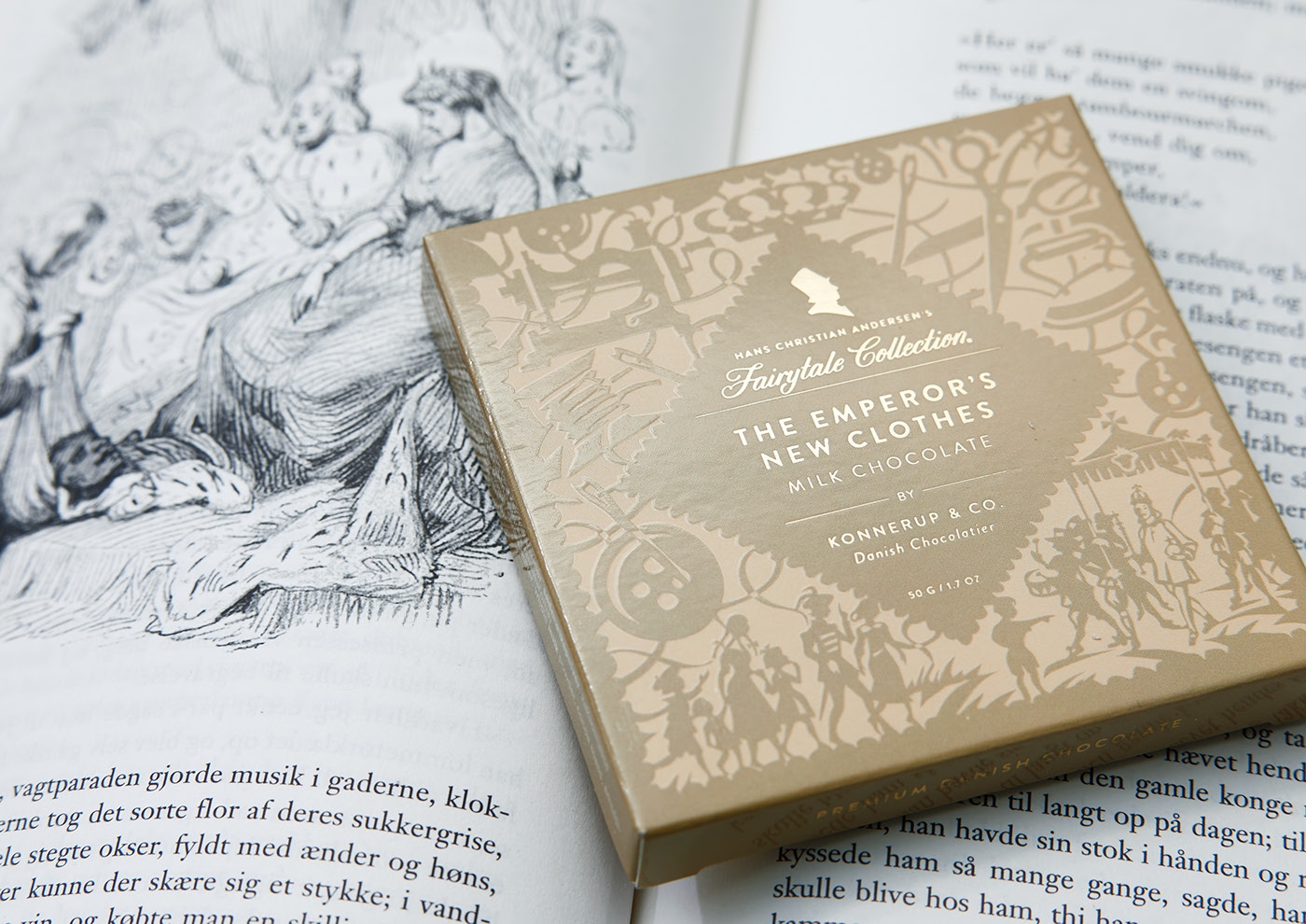 安徒生童話故事創新巧克力包裝設計-杭州食品包裝設計