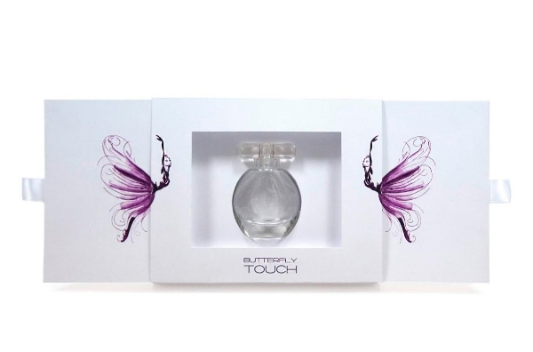 少女起舞幻化成蝶，少女心爆棚的香水包裝！